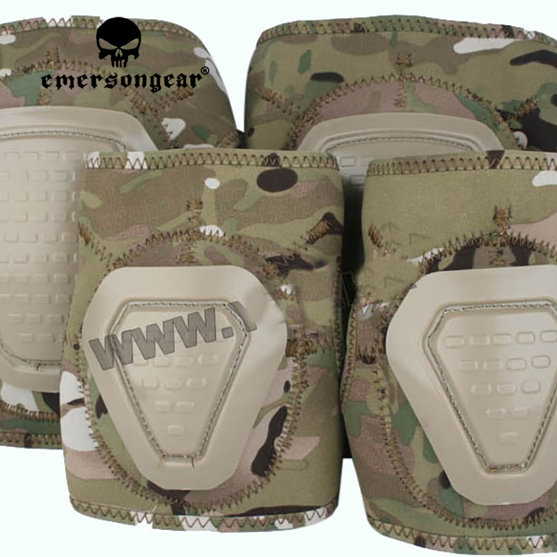 Cycling Gear Padding - Set Pelindung Lutut dan Siku Emersongear