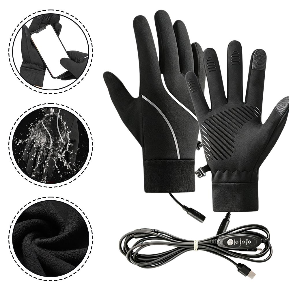 Cycling Gear Winter - Sarung Tangan Penghangat Isi Ulang, Bahan