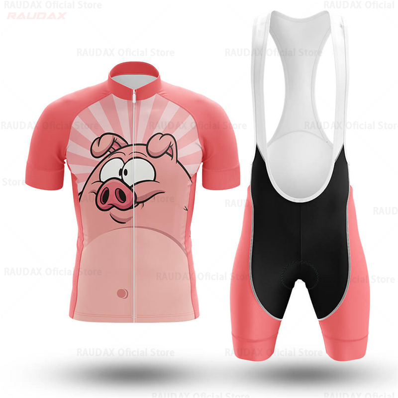 Set Jersey Bersepeda Kartun Ba - Cycling Gear Padding ulasan dan harga