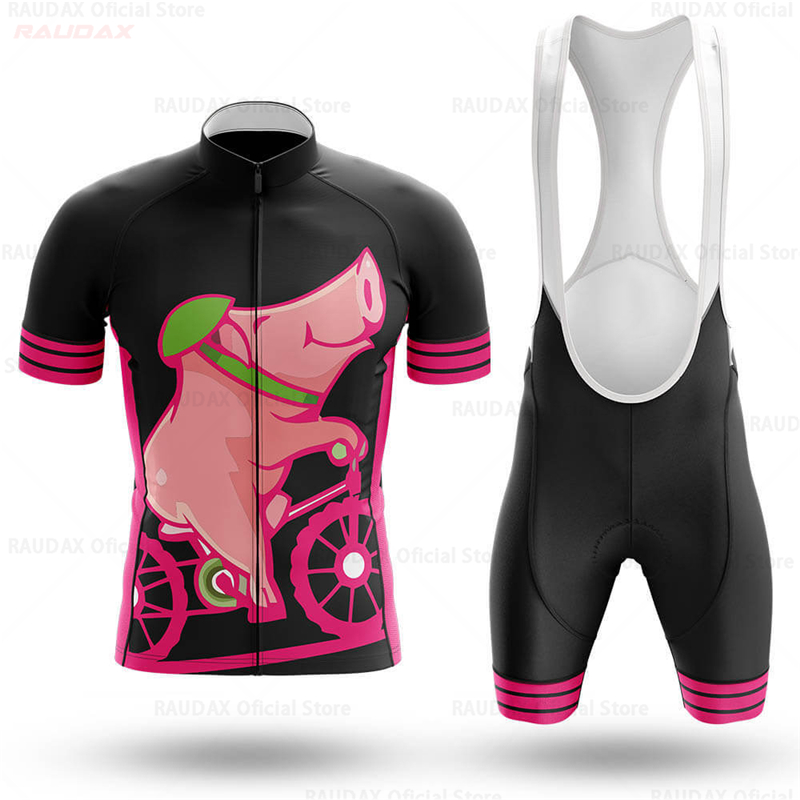 Set Jersey Bersepeda Kartun Ba - Cycling Gear Padding ulasan dan harga
