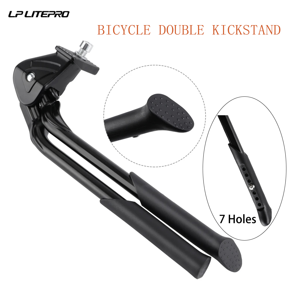 LP LITEPRO braket ganda sepeda - Bicycle Kickstand ulasan dan harga