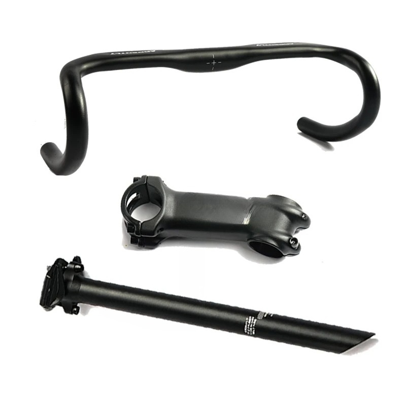 Set Setang Sepeda + Stem + Tia - Cycling Gear Manufacturer ulasan dan harga