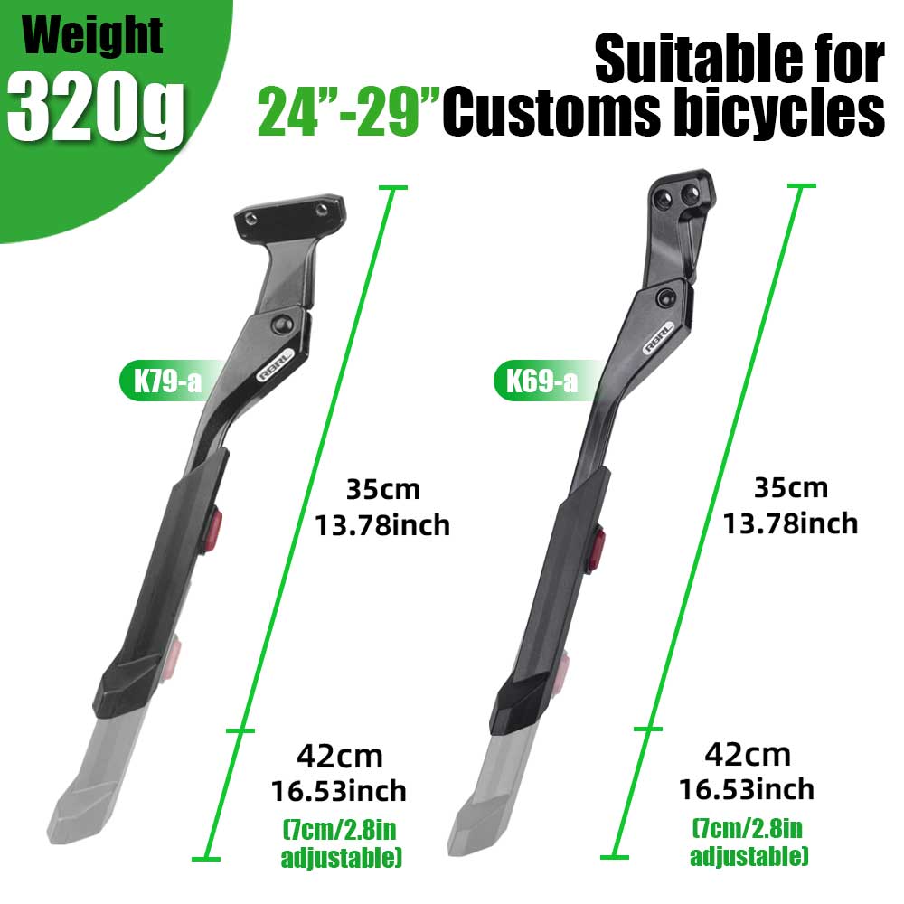 RBRL standar sepeda MTB, duduk - Bicycle Kickstand ulasan dan harga