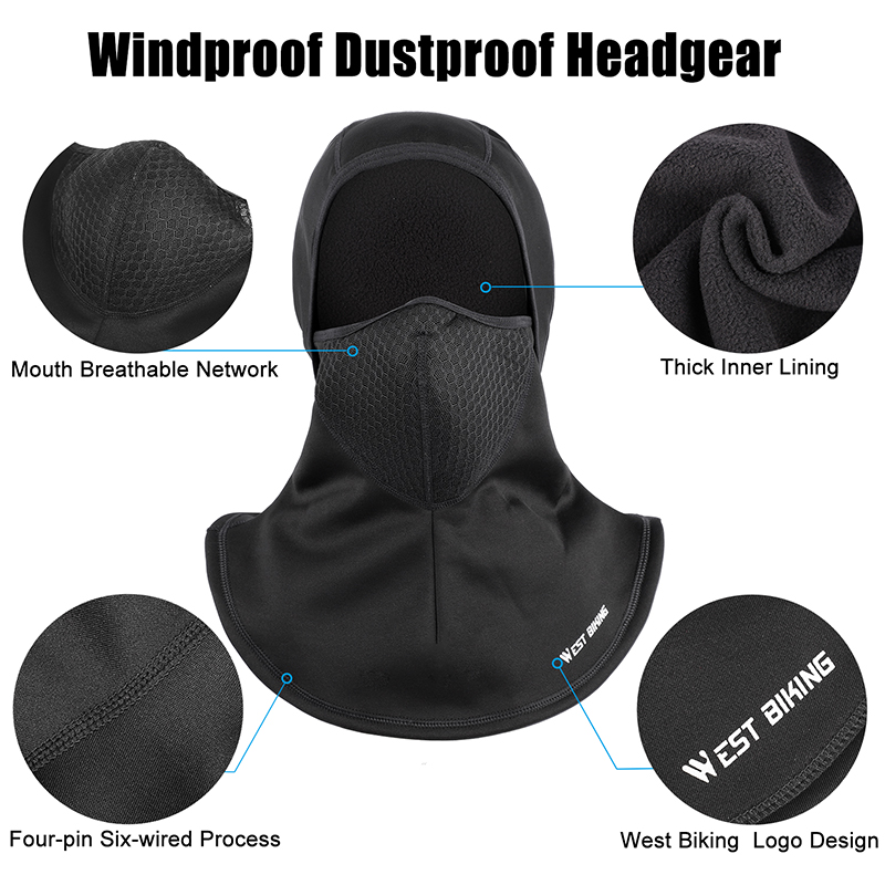 WEST BIKING Balaclava Musim Di - Cycling Gear Winter ulasan dan harga