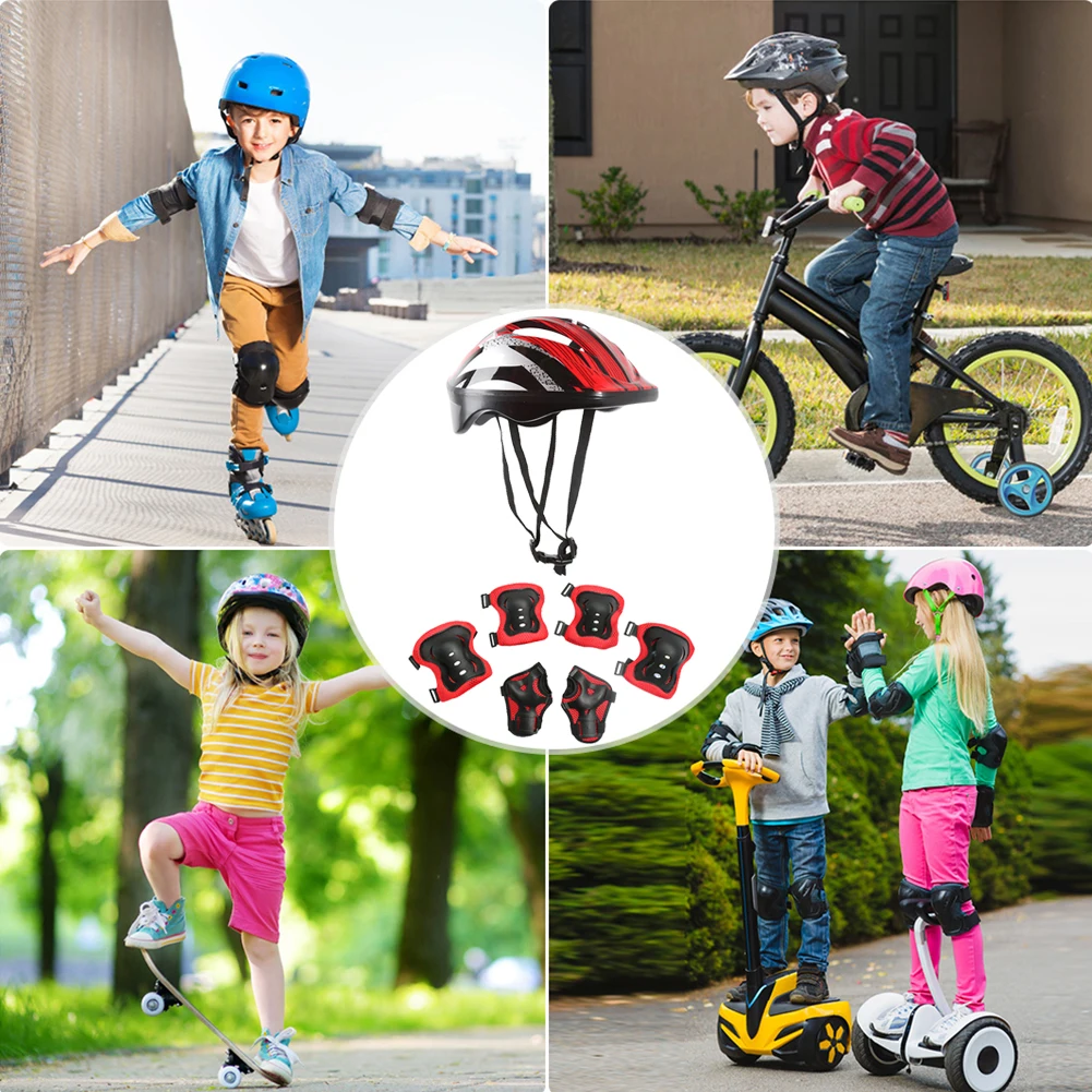 7 Buah Set Perlengkapan Pelind - Cycling Gear Padding ulasan dan harga