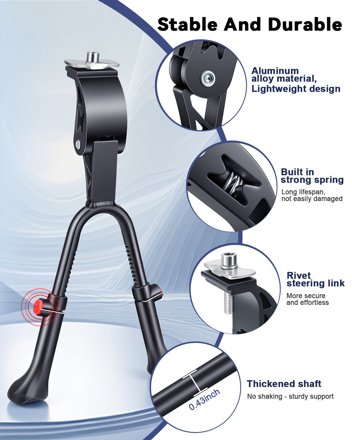 Penyangga Sepeda Ganda yang Da - Bicycle Kickstand ulasan dan harga