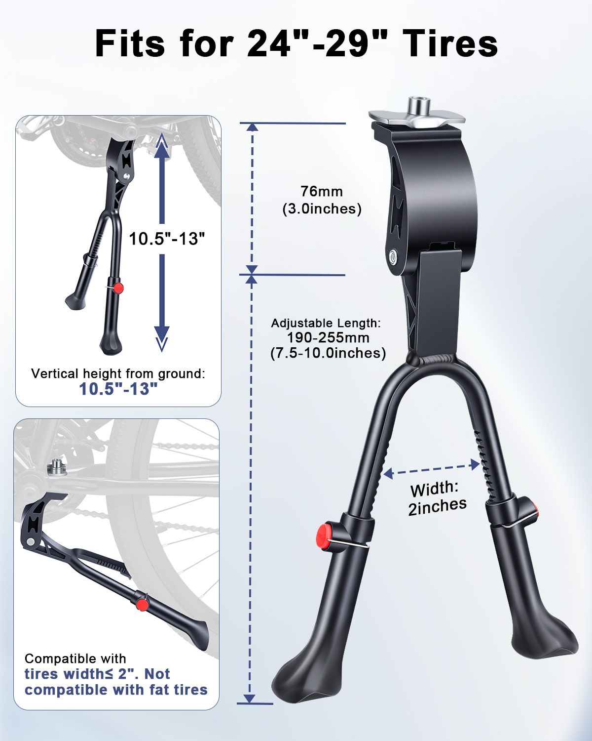Penyangga Sepeda Ganda yang Da - Bicycle Kickstand ulasan dan harga